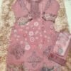 Premium Karachi Suit D No 1001 in Pink – Satin Rayon with Heavy Embroidery, Cutwork, Hand Embellishments – M to 3XL Sizes Available